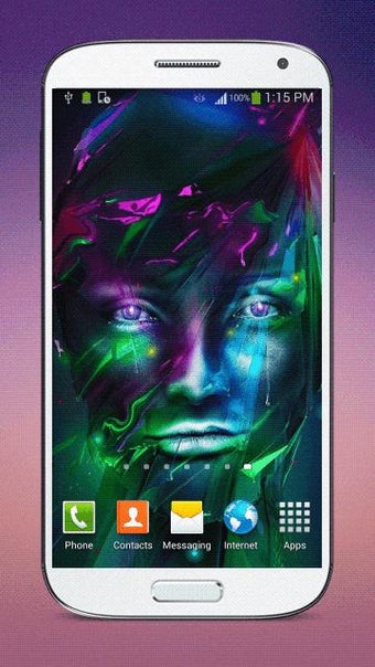 Imagen 3 para Neon Light Live Wallpaper…