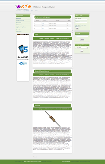 Image 1 for KTG CMS