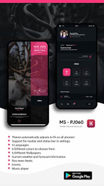 Image 2 for MS - PJ060 Theme for KLWP