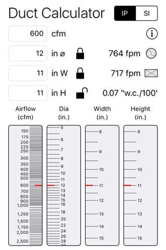 Image 0 for Duct Calculator