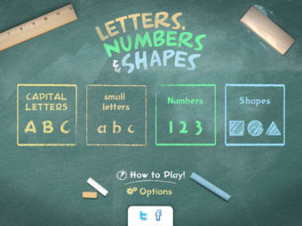 Image 0 for Letters, Numbers and Shap…