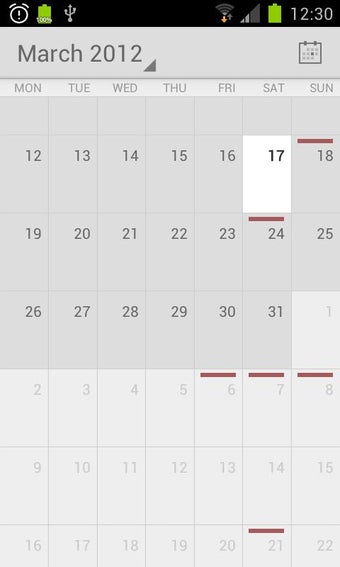 Imagen 2 para Calendar from Android 4.4