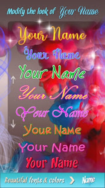 Image 0 for Smoke Name Art  Add Text …