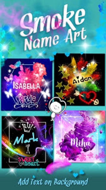 Image 2 for Smoke Name Art  Add Text …