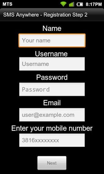 Imagen 1 para SMS Anywhere