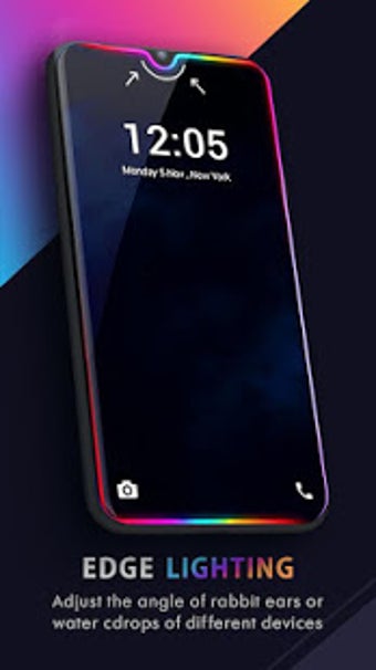 Imagen 3 para Edge Lighting Colors Roun…