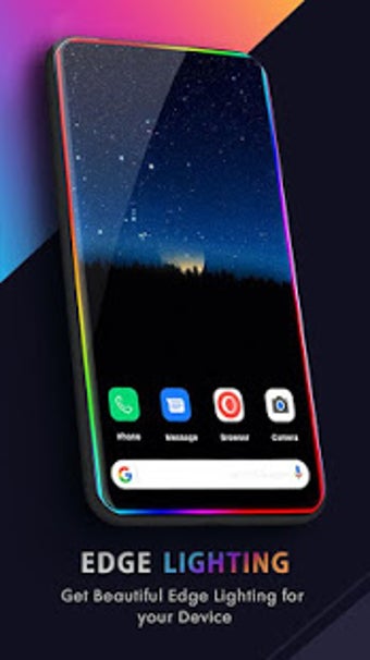 Imagen 1 para Edge Lighting Colors Roun…