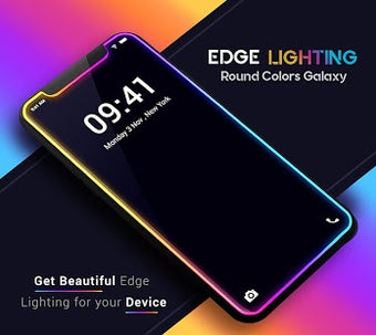 Imagen 2 para Edge Lighting Colors Roun…