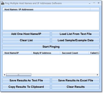 Image 0 for Ping Multiple Host Names …