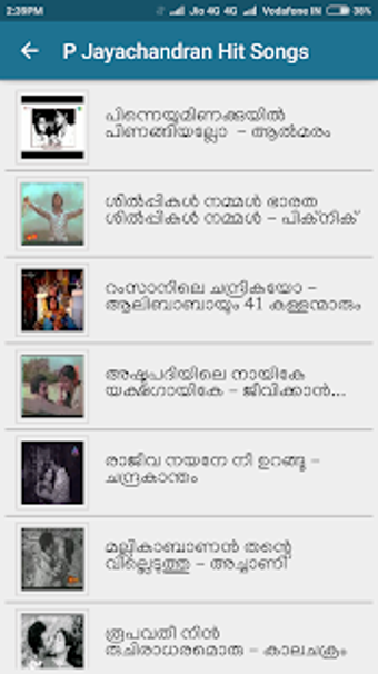 Imagen 0 para Malayalam Evergreen Songs