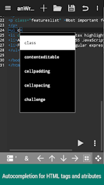 Image 1 for anWriter free HTML editor