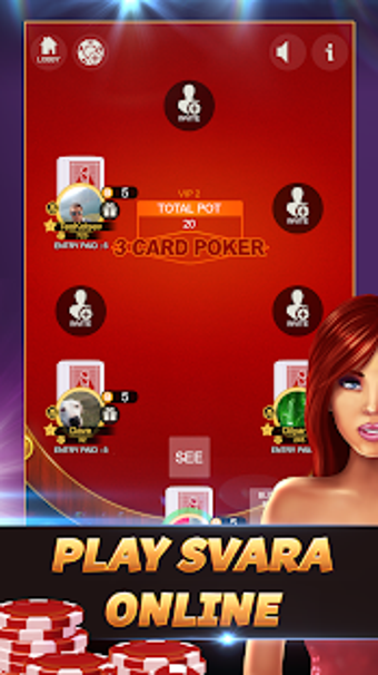 Image 0 for Svara - 3 Card Poker Onli…
