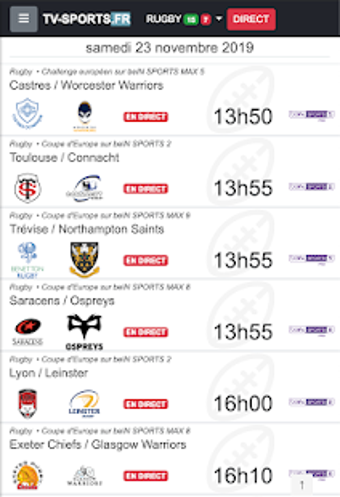 Imagen 1 para Programme TV Sport