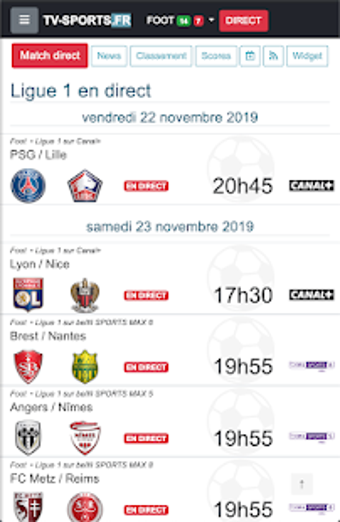 Imagen 2 para Programme TV Sport