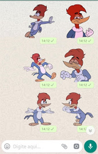 Imagen 0 para Stickers do Pica-pau em H…