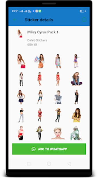 Imagen 2 para Miley Cyrus WAStickerApps…