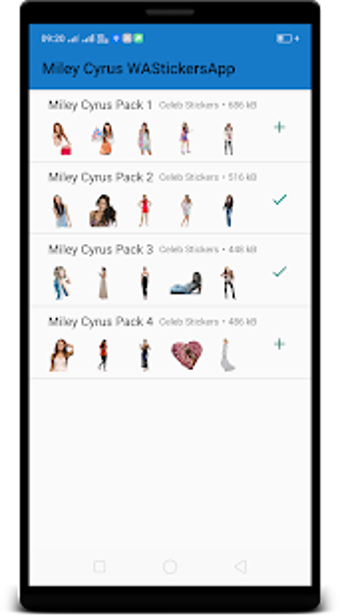 Imagen 1 para Miley Cyrus WAStickerApps…