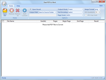 Image 0 for Deal PDF to HTML