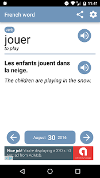 Image 1 for French word of the day
