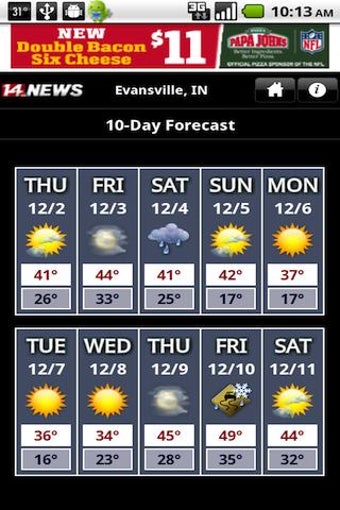 Imagen 2 para 14FirstAlert Weather TriS…