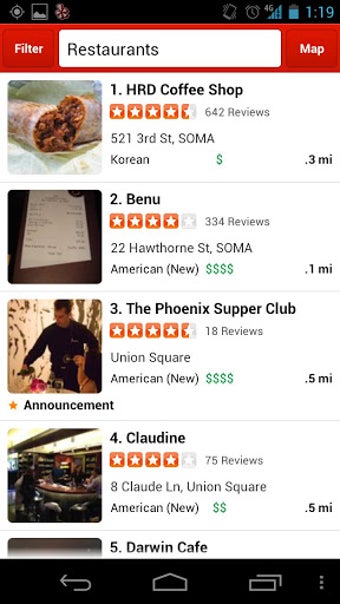 Imagen 5 para Yelp: Food, Shopping, Ser…