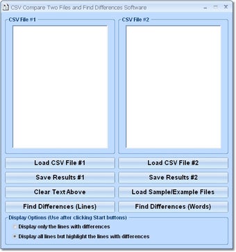 Image 0 for CSV Compare Two Files and…