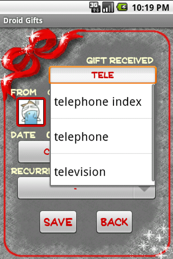 Imagen 1 para Droid Gifts Lite