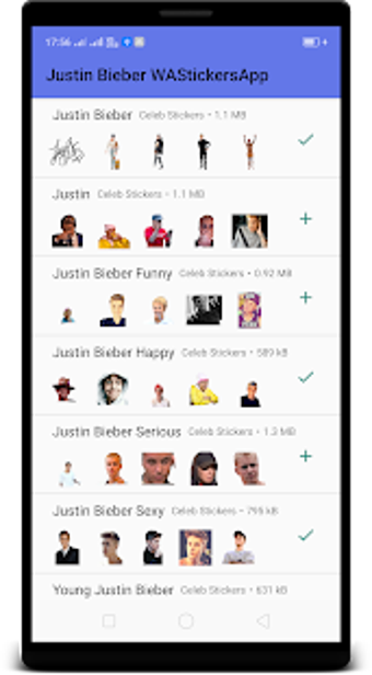 Imagen 1 para Justin Bieber WAStickerAp…