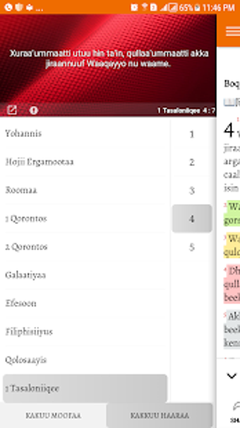 Image 1 for Afaan Oromo Bible - Macaa…