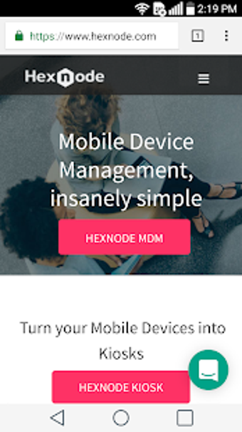 Image 1 for Hexnode Kiosk Browser - T…