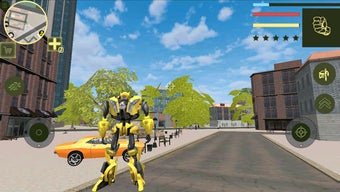 Image 0 for Golden Robot Car Transfor…