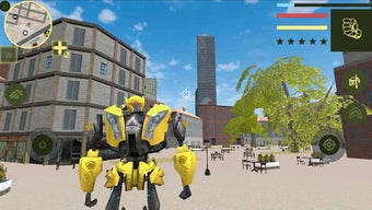 Image 1 for Golden Robot Car Transfor…