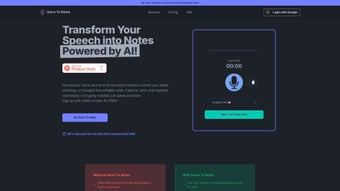 Imagen 0 para Voice To Notes