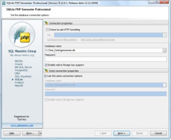 Image 0 for SQLite PHP Generator Prof…