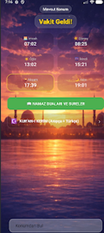 Image 0 for Ezan Takvimi: Prayer Time…