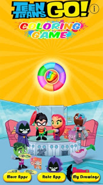 Image 0 for teen coloring titans go