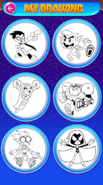 Image 1 for teen coloring titans go