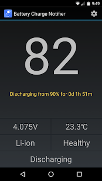 Image 0 for Battery Charge Notifier