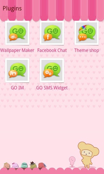 Imagen 1 para GO SMS Pro Pink Sweet the…
