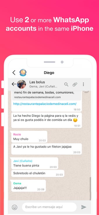 Imagen 1 para WhatsAgain Dual Messenger…