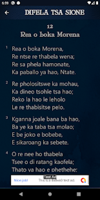 Image 0 for Difela Tsa Sione