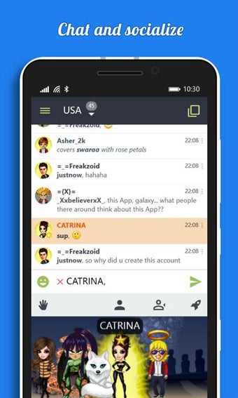 Imagen 1 para Galaxy - Chat & Play for …