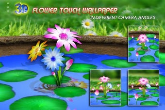 Imagen 0 para 3D Flowers Touch Wallpape…
