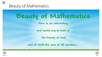 Imagen 1 para Beauty of Math for Window…
