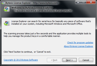 Imagen 0 para Bytexis License Explorer