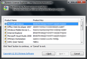 Image 1 for Bytexis License Explorer