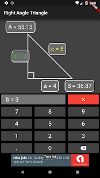 Image 0 for Right Angle Triangle Solv…
