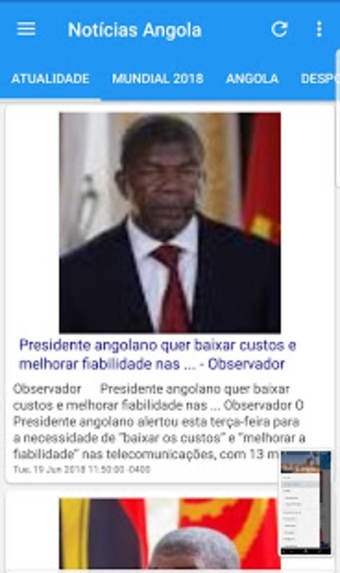 Image 1 for Notcias Angola