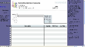 Image 0 for Consulting Invoice Templa…