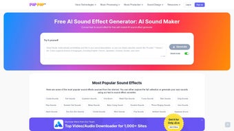 Imagen 0 para PopPop AI Sound Effect
